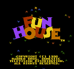 Fun House (USA) Title Screen
